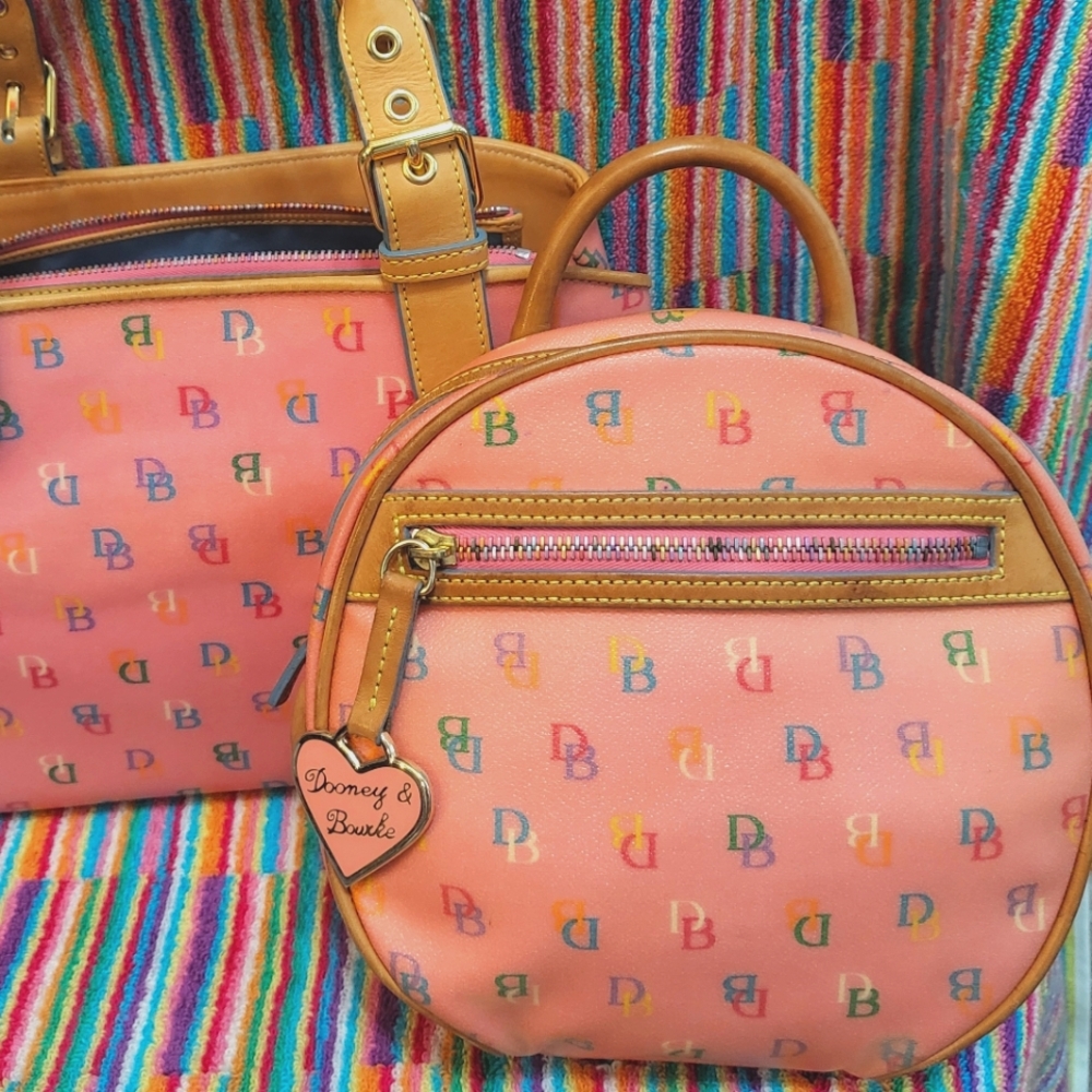 💖PINK Y2K DOONEY and BOURKE BACKPACK Backpack💙🦄👀 bubblegum Db. Rainbow